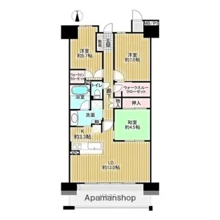 ミリカ・ヒルズⅡ街区【8階】の間取り