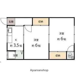 中里文化1号棟【1階】の間取り