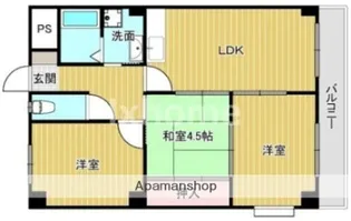 玉木ビル平田台【3階】の間取り