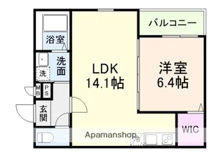 フジパレス戸伏【1階】の間取り