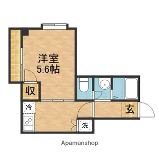 コンフォート岸部【5階】の間取り