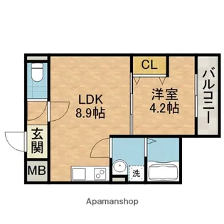 仮)フォレ下穂積2丁目【3階】の間取り