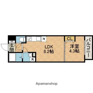 仮)フォレ下穂積2丁目【3階】の間取り