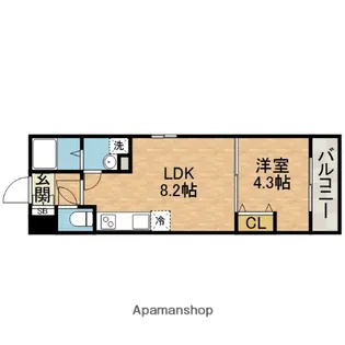 仮)フォレ下穂積2丁目【1階】の間取り
