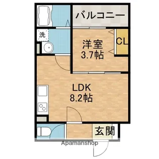 仮)フォレ下穂積2丁目【1階】の間取り