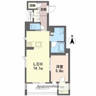 レジデンス 茨木春日【3階】の間取り