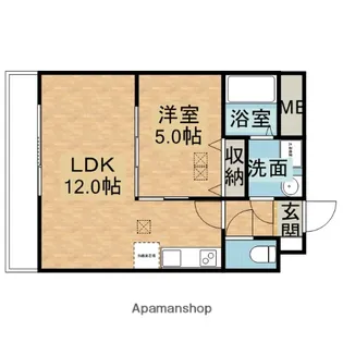 メゾン・プレジール【1階】の間取り