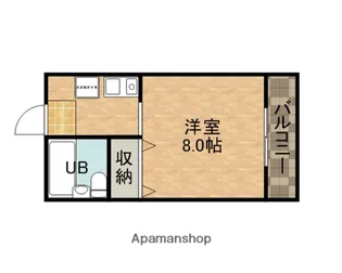ハイムメルシ幸【2階】の間取り