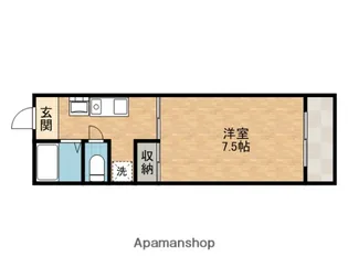 ラフィーネ筒井【2階】の間取り
