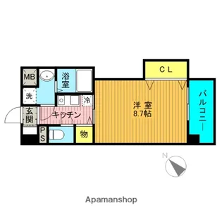 サウスアルカディア【6階】の間取り