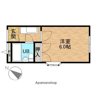 清水M1【3階】の間取り