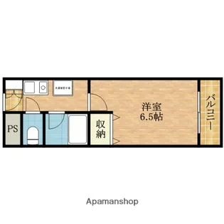 プラザハイツ見付山【2階】の間取り