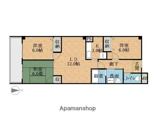 シャルマンコートMORI【4階】の間取り
