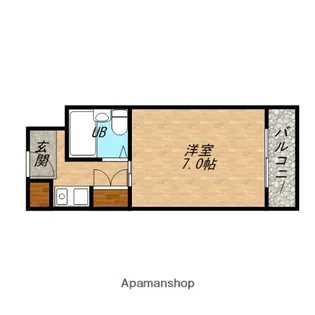 カーサ茨木【3階】の間取り