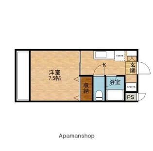 ヴェルドゥール北春日丘【3階】の間取り
