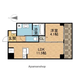 エール茨木本町【2階】の間取り