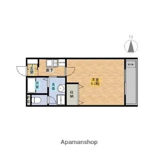 パーシモン茨木【1階】の間取り