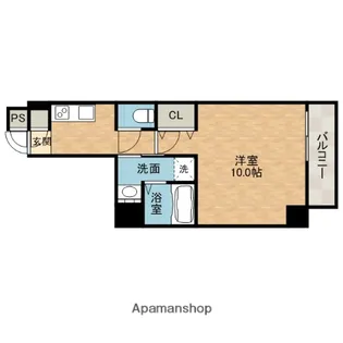 フジロイヤルローズコート【6階】の間取り
