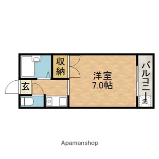 メゾン・リヴェールⅡ【6階】の間取り
