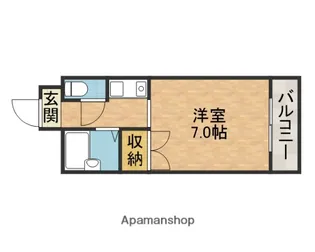 メゾン・リヴェールⅡ【5階】の間取り