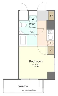 セレニテ高槻【7階】の間取り