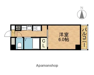 ドロメンスカセ三番館【4階】の間取り