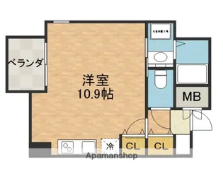 サンウッドコートII【4階】の間取り