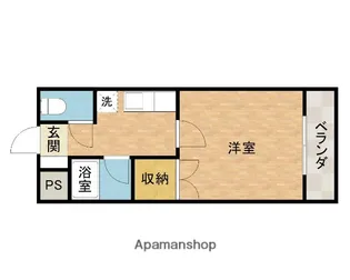 エストマンション【2階】の間取り
