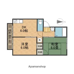 エクセルハイツ【2階】の間取り
