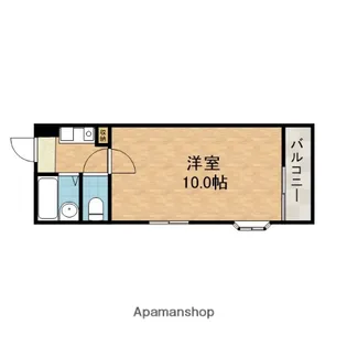 シティーライフ出丸【4階】の間取り