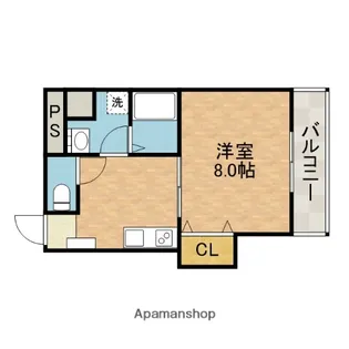 シティコート城北【2階】の間取り