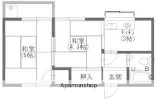 コーポUI【2階】の間取り