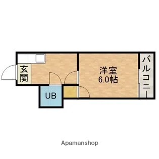 丸矢マンション【3階】の間取り