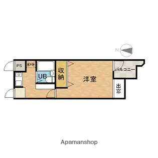 東白マンション【1階】の間取り