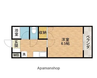 アルバマンション【2階】の間取り
