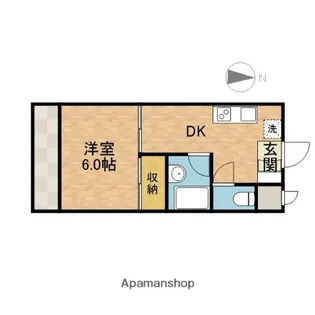 オーディンヴィラ【2階】の間取り