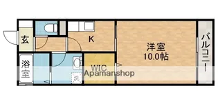 アップル城北【3階】の間取り