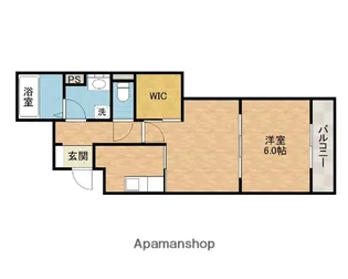 アップル城北【3階】の間取り