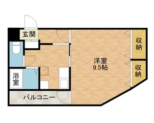 エクセレント高槻【4階】の間取り