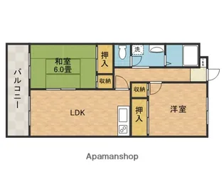 メゾン千代田【3階】の間取り