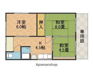 大阪府高槻市城南町1丁目【一戸建】の間取り