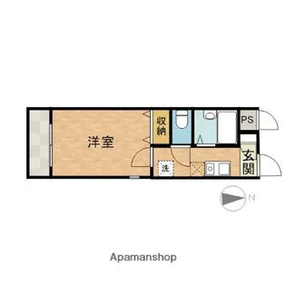 ル ソレイユ【1階】の間取り