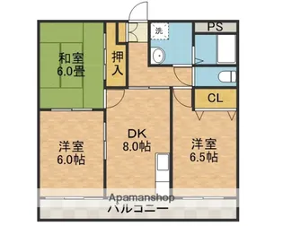 メゾンソレイユ【1階】の間取り
