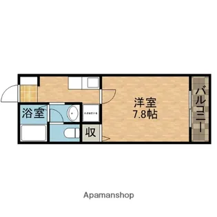 アサコート【2階】の間取り