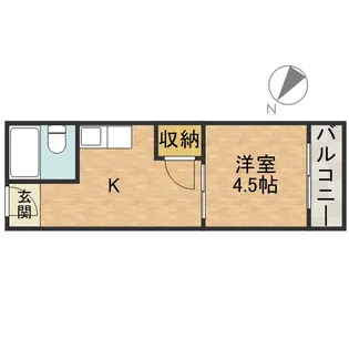 フロンティアハイツFUJIWARA【3階】の間取り