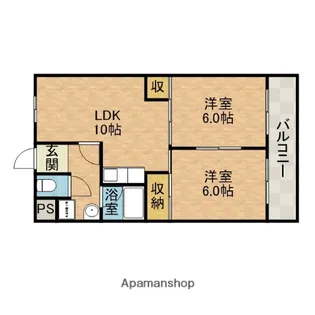 プラドビル【3階】の間取り