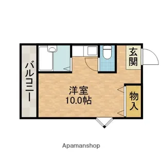 キャッスルハイム【2階】の間取り