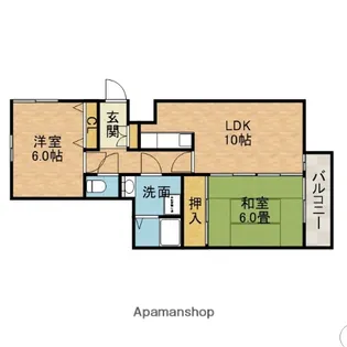 メゾン・ルミネ【1階】の間取り
