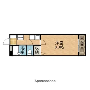 アビタシオン奈佐原A棟【1階】の間取り