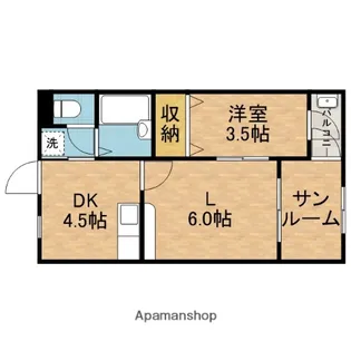 FLORA S.E. 12TH【2階】の間取り